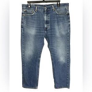 Levis 505 Jeans Men’s 40x32 Blue Regular Straight Leg 100% Cotton Denim
